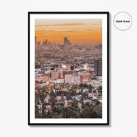 West Hollywood Skyline Fine Art Photo Print, Los Angeles, California Wall Decor, USA Poster