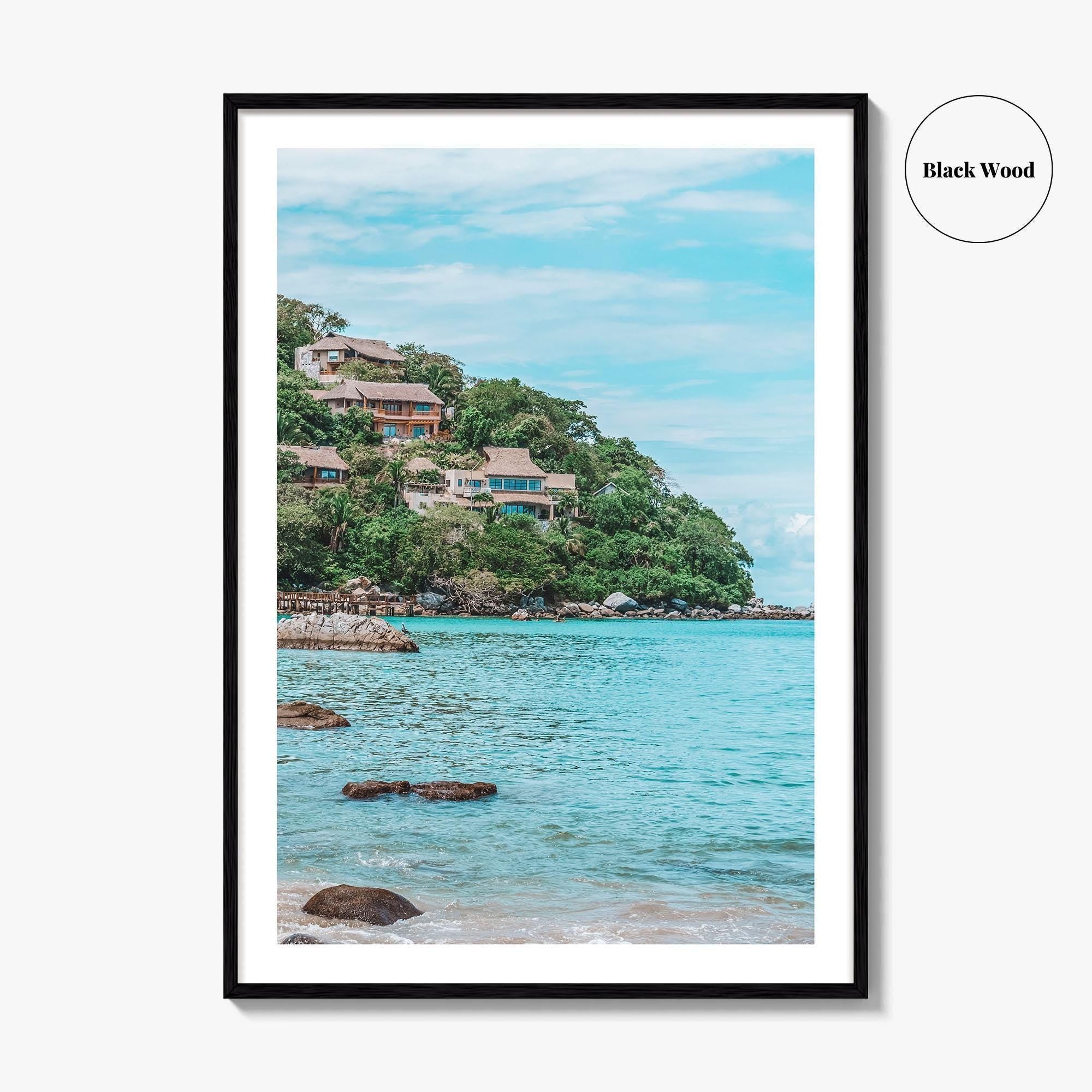 Sayulita Fine Art Photo Print, Playa Los Muertos Beach, Nayarit Mexico Poster