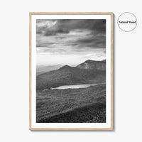Table Rock State Park Black and White Fine Art Photo Print, South Carolina Poster