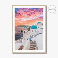 Santorini Fine Art Photo Print, Oia Greece Wall Decor Poster