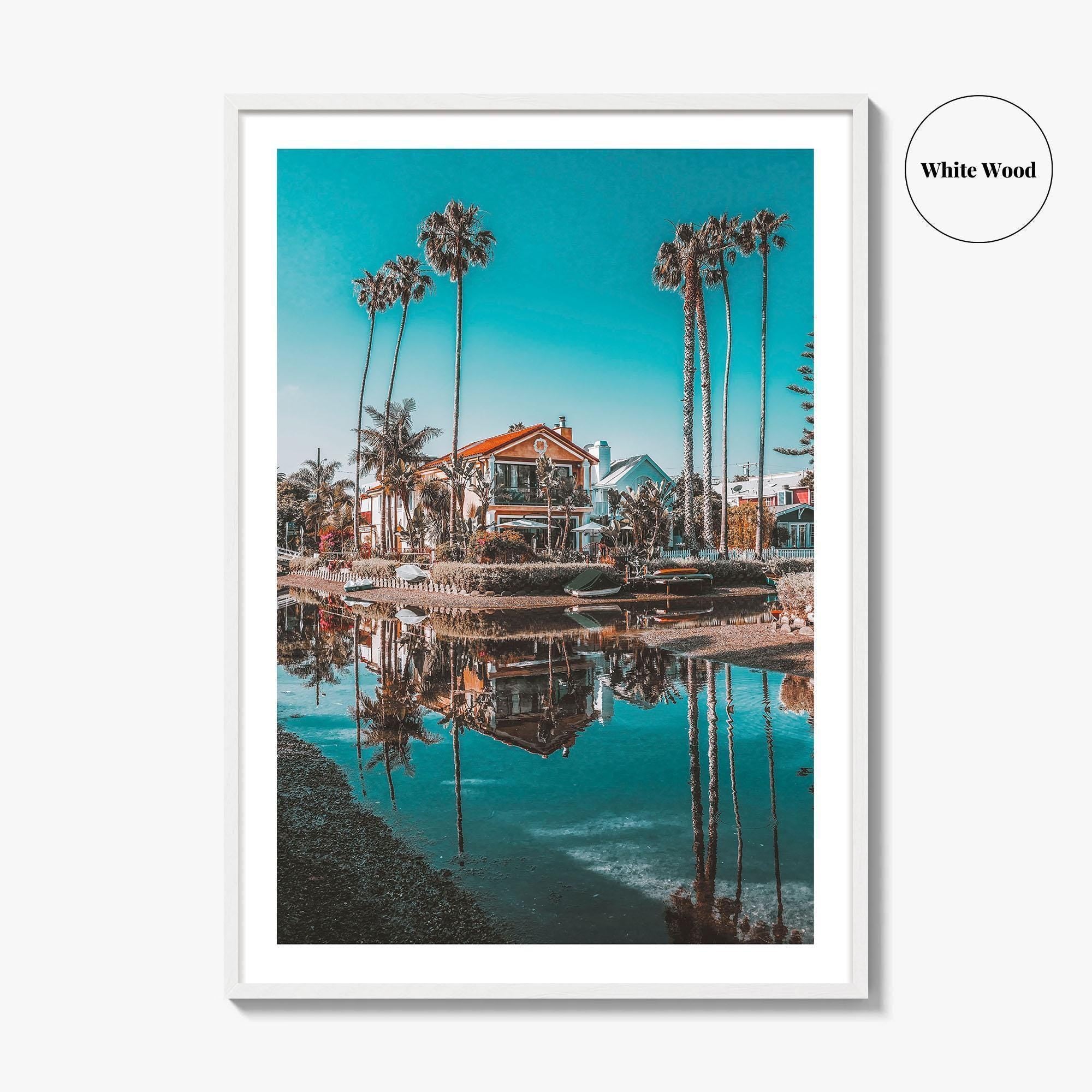 Venice Beach Fine Art Photo Print, Venice Canals, Los Angeles California Wall Poster