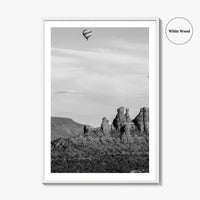 Sedona Black and White Fine Art Photo Print, Arizona Poster, USA