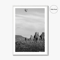 Sedona Black and White Fine Art Photo Print, Arizona Poster, USA