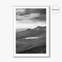 Table Rock State Park Black and White Fine Art Photo Print, South Carolina Poster
