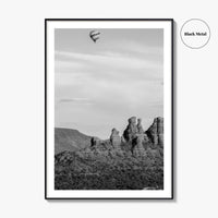 Sedona Black and White Fine Art Photo Print, Arizona Poster, USA