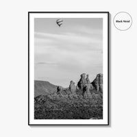 Sedona Black and White Fine Art Photo Print, Arizona Poster, USA