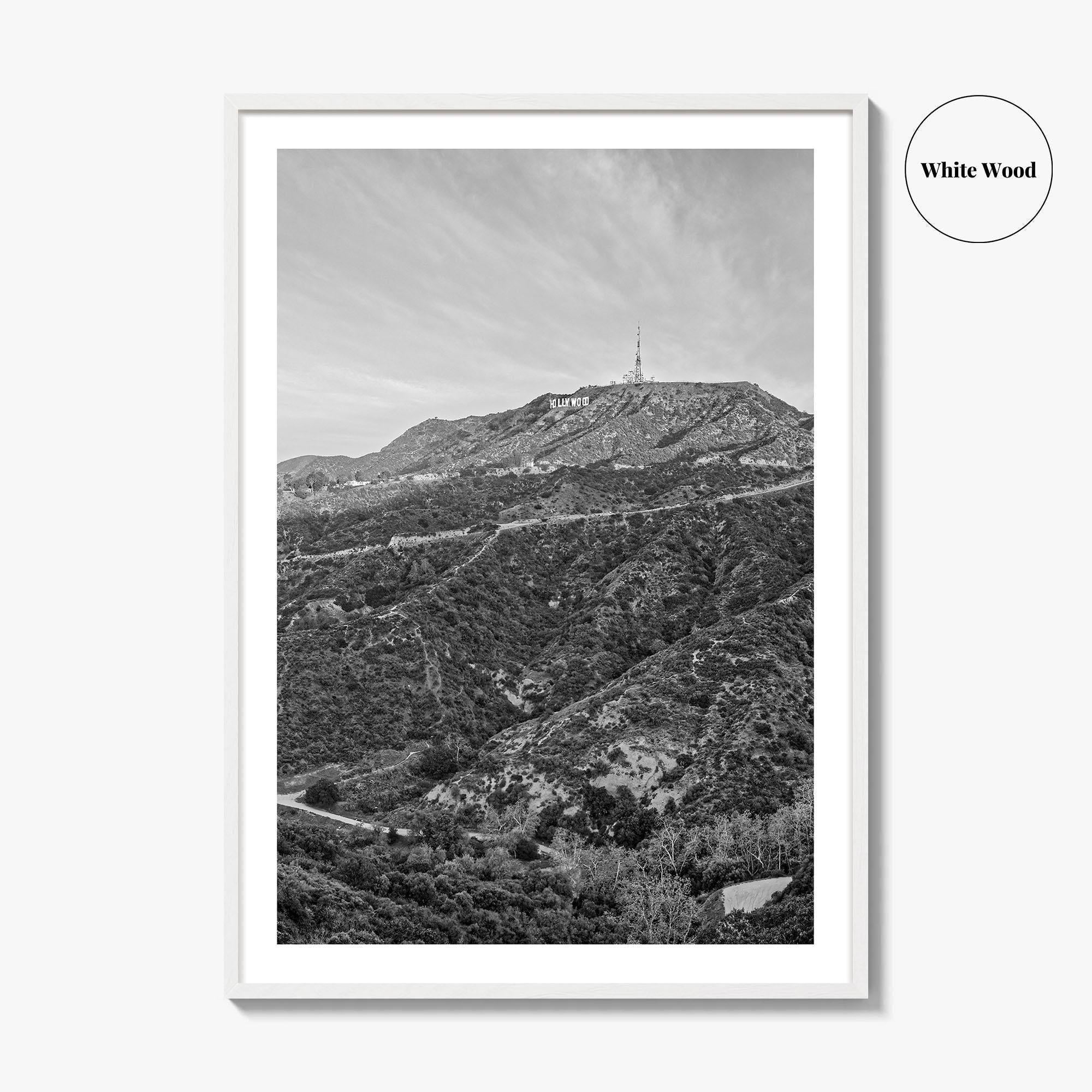 West Hollywood Black and White Fine Art Photo Print, Los Angeles California Poster