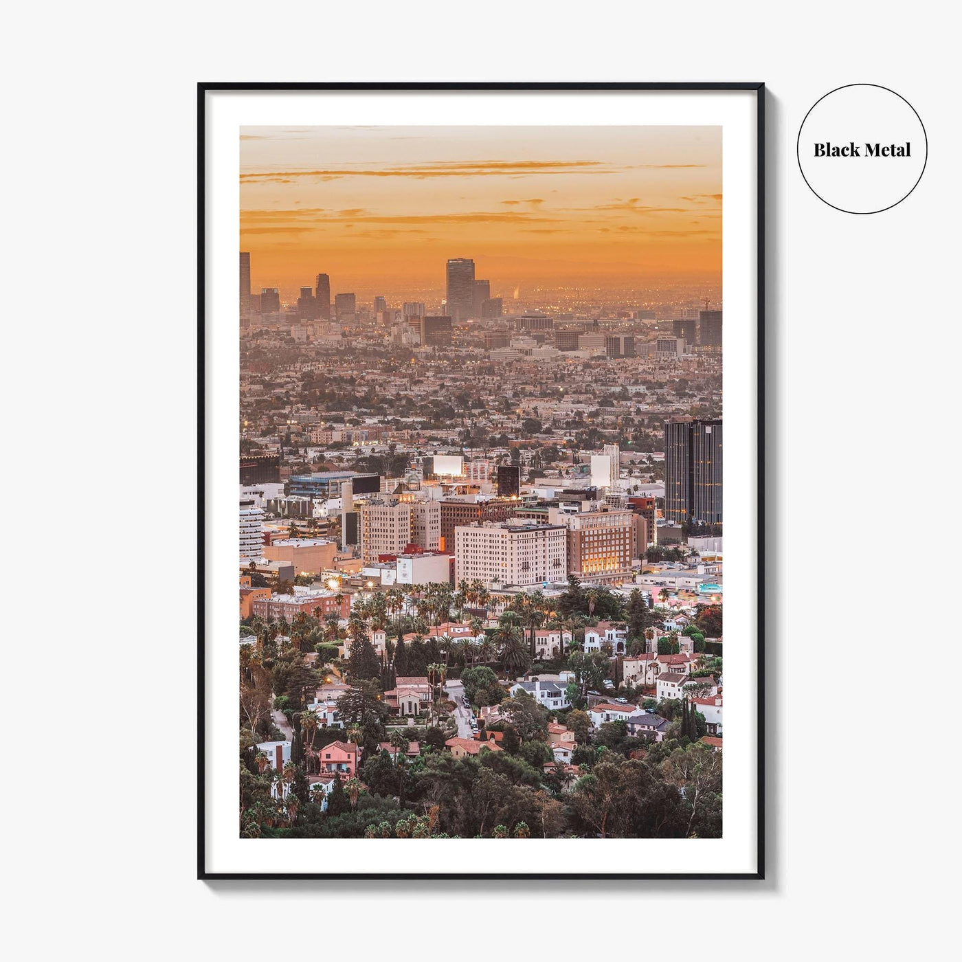 West Hollywood Skyline Fine Art Photo Print, Los Angeles, California Wall Decor, USA Poster