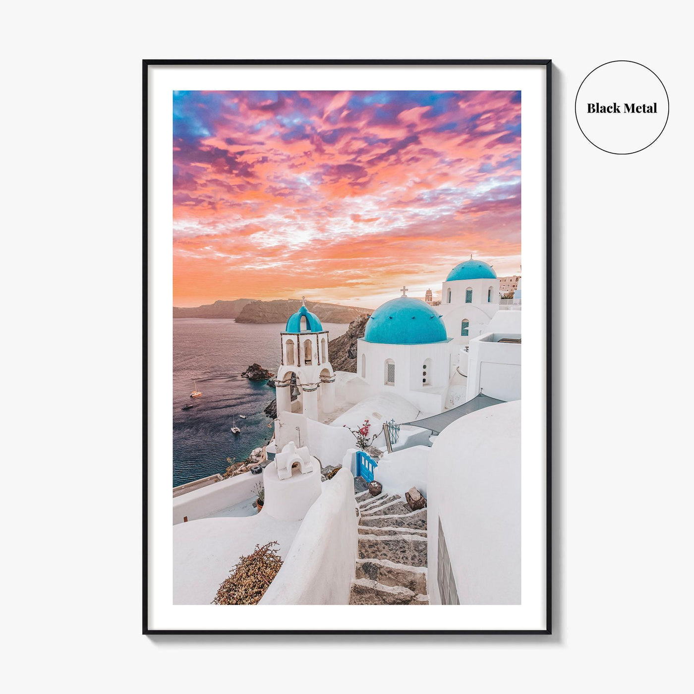Santorini Fine Art Photo Print, Oia Greece Wall Decor Poster