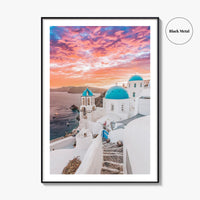 Santorini Fine Art Photo Print, Oia Greece Wall Decor Poster