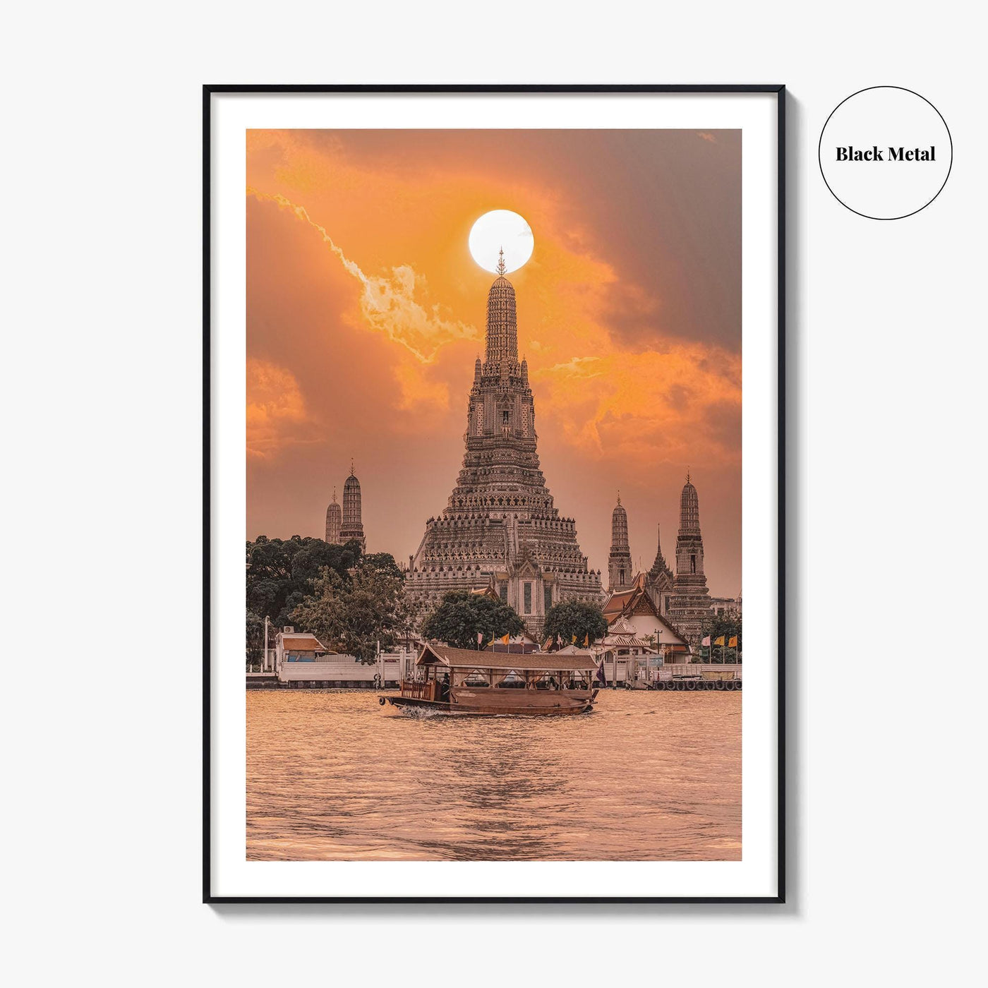 Wat Arun Fine Art Photo Print, Temple of Dawn, Bangkok, Thailand Wall Decor Poster