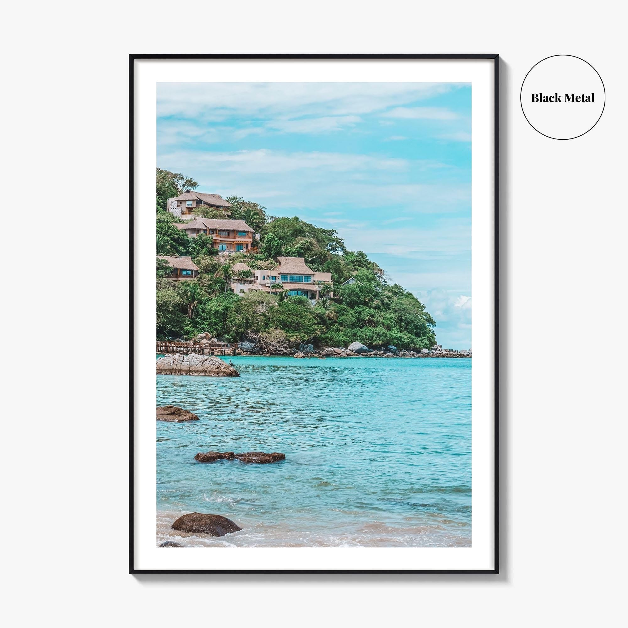 Sayulita Fine Art Photo Print, Playa Los Muertos Beach, Nayarit Mexico Poster