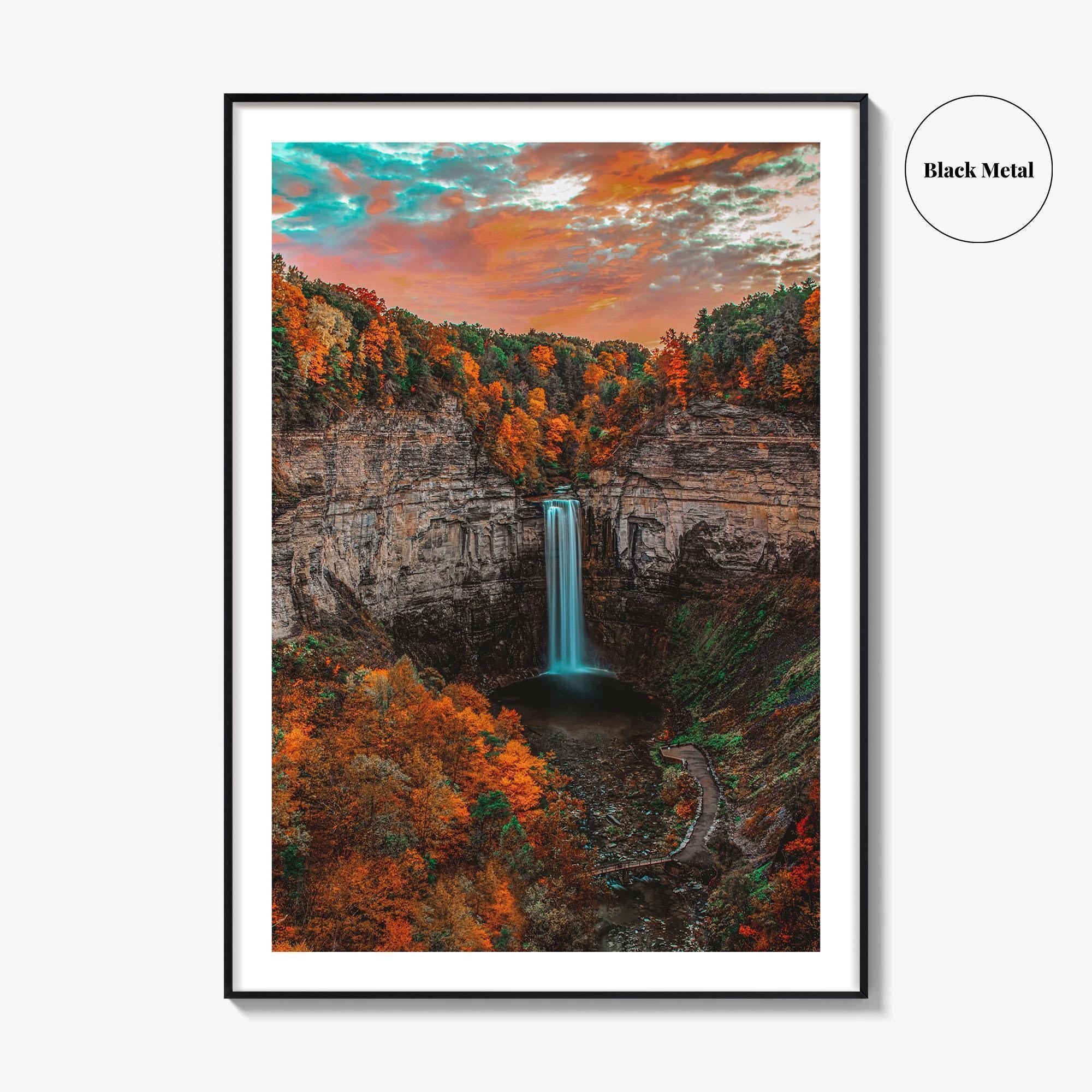 Taughannock Falls Fine Art Photo Print, Ithaca Finger Lakes Upstate New York USA