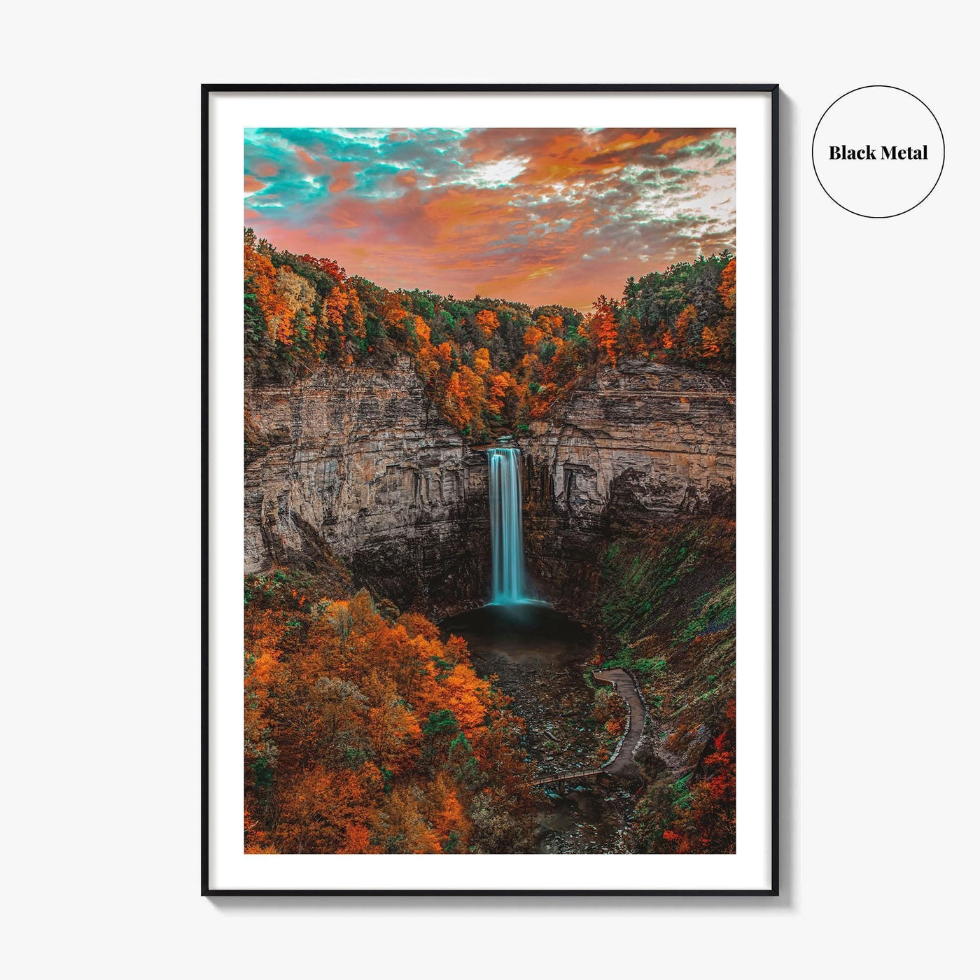 Taughannock Falls Fine Art Photo Print, Ithaca Finger Lakes Upstate New York USA