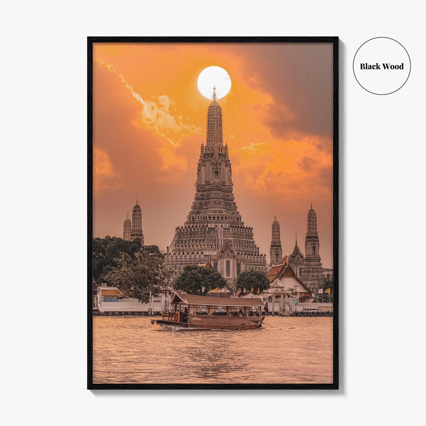 Wat Arun Fine Art Photo Print, Temple of Dawn, Bangkok, Thailand Wall Decor Poster