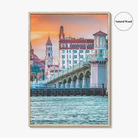 St Augustine Fine Art Photo Print, Bridge of Lions, Florida Poster