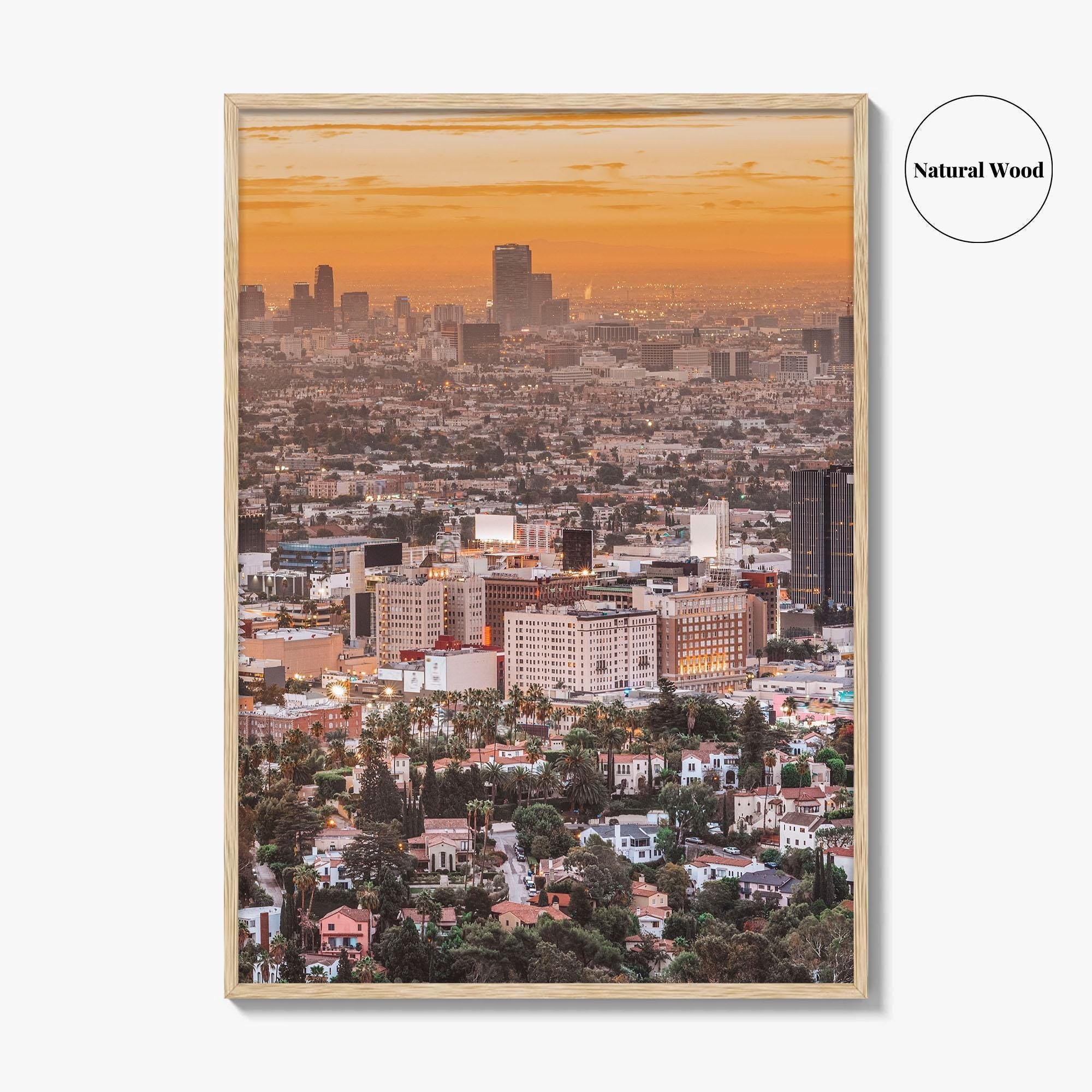 West Hollywood Skyline Fine Art Photo Print, Los Angeles, California Wall Decor, USA Poster