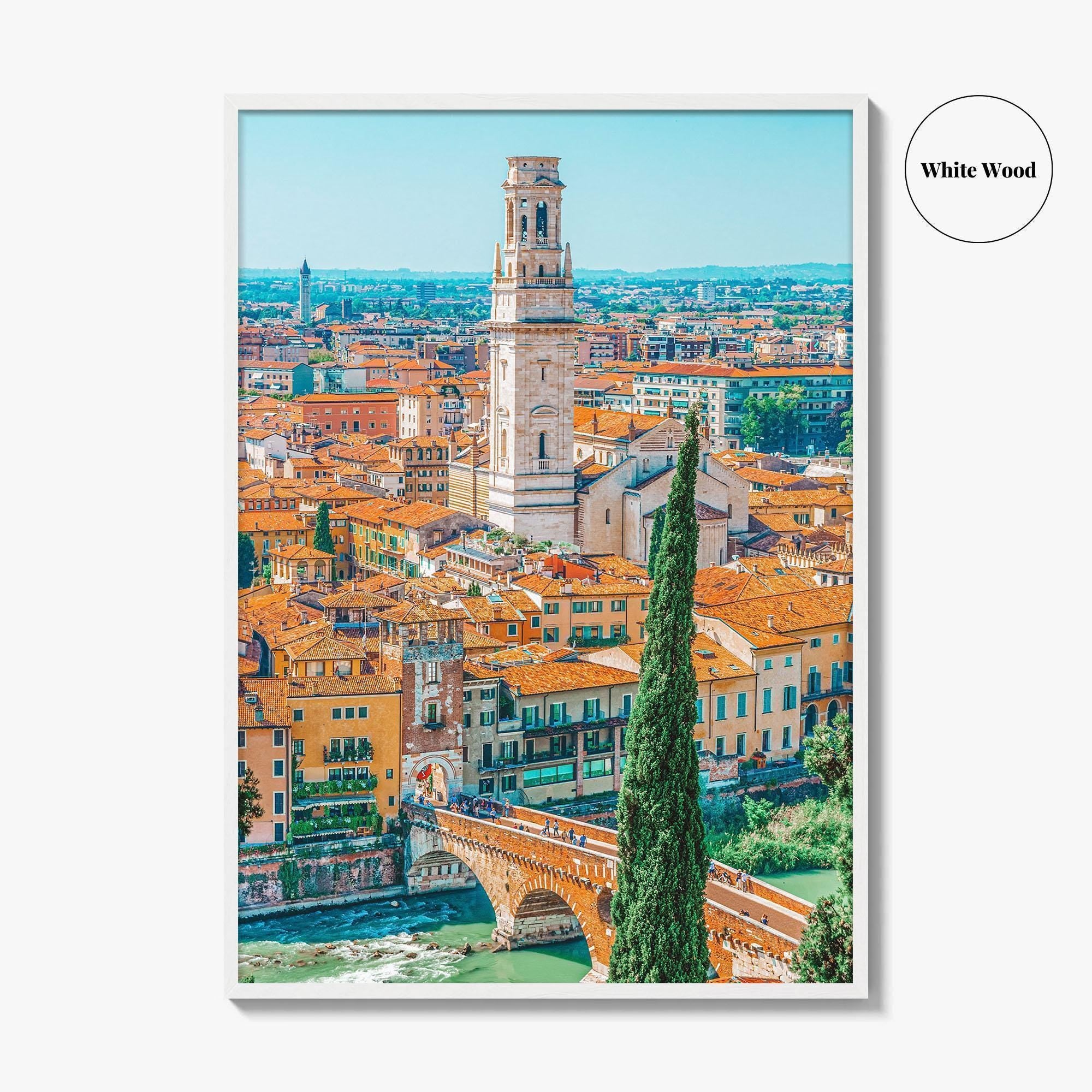 Verona Fine Art Photo Print, Ponte Pietra, Adige River, Veneto Italy, Wall Decor