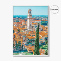 Verona Fine Art Photo Print, Ponte Pietra, Adige River, Veneto Italy, Wall Decor