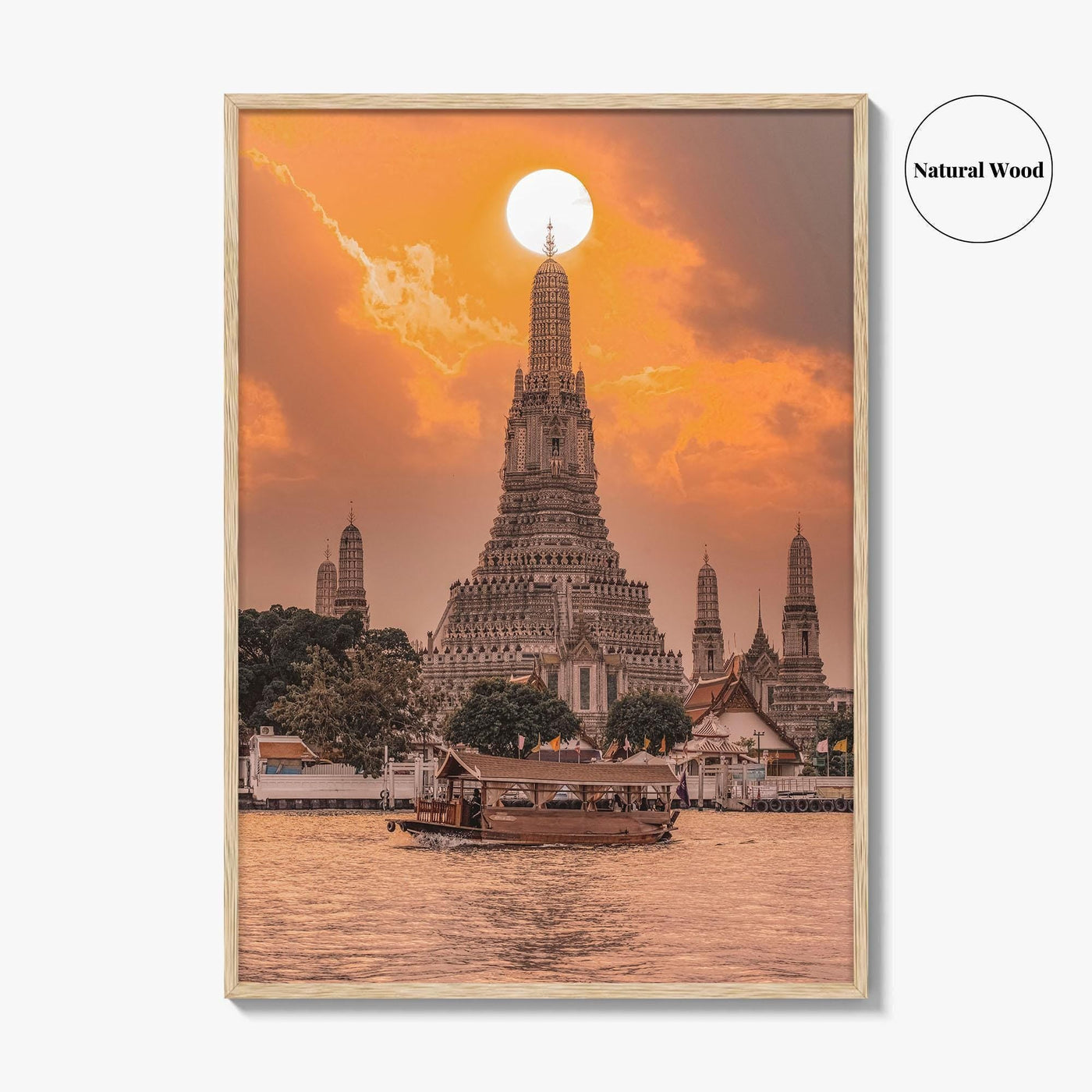 Wat Arun Fine Art Photo Print, Temple of Dawn, Bangkok, Thailand Wall Decor Poster