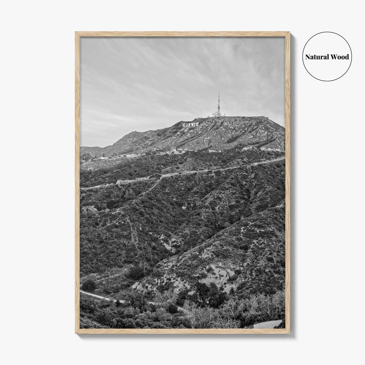 West Hollywood Black and White Fine Art Photo Print, Los Angeles California Poster