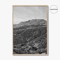West Hollywood Black and White Fine Art Photo Print, Los Angeles California Poster