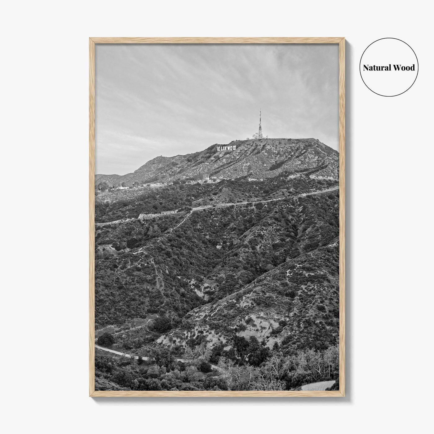 West Hollywood Black and White Fine Art Photo Print, Los Angeles California Poster