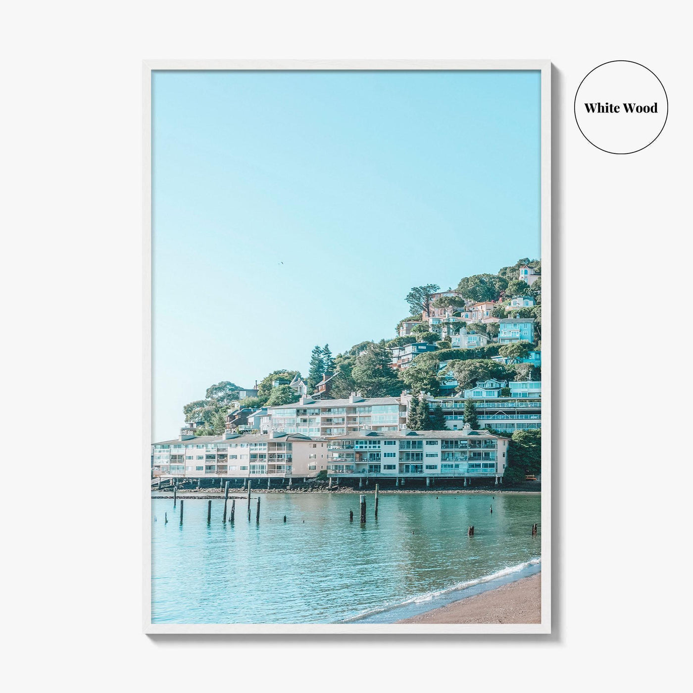Sausalito Fine Art Photo Print, Pier Wall Poster, San Francisco, California, Bay Area