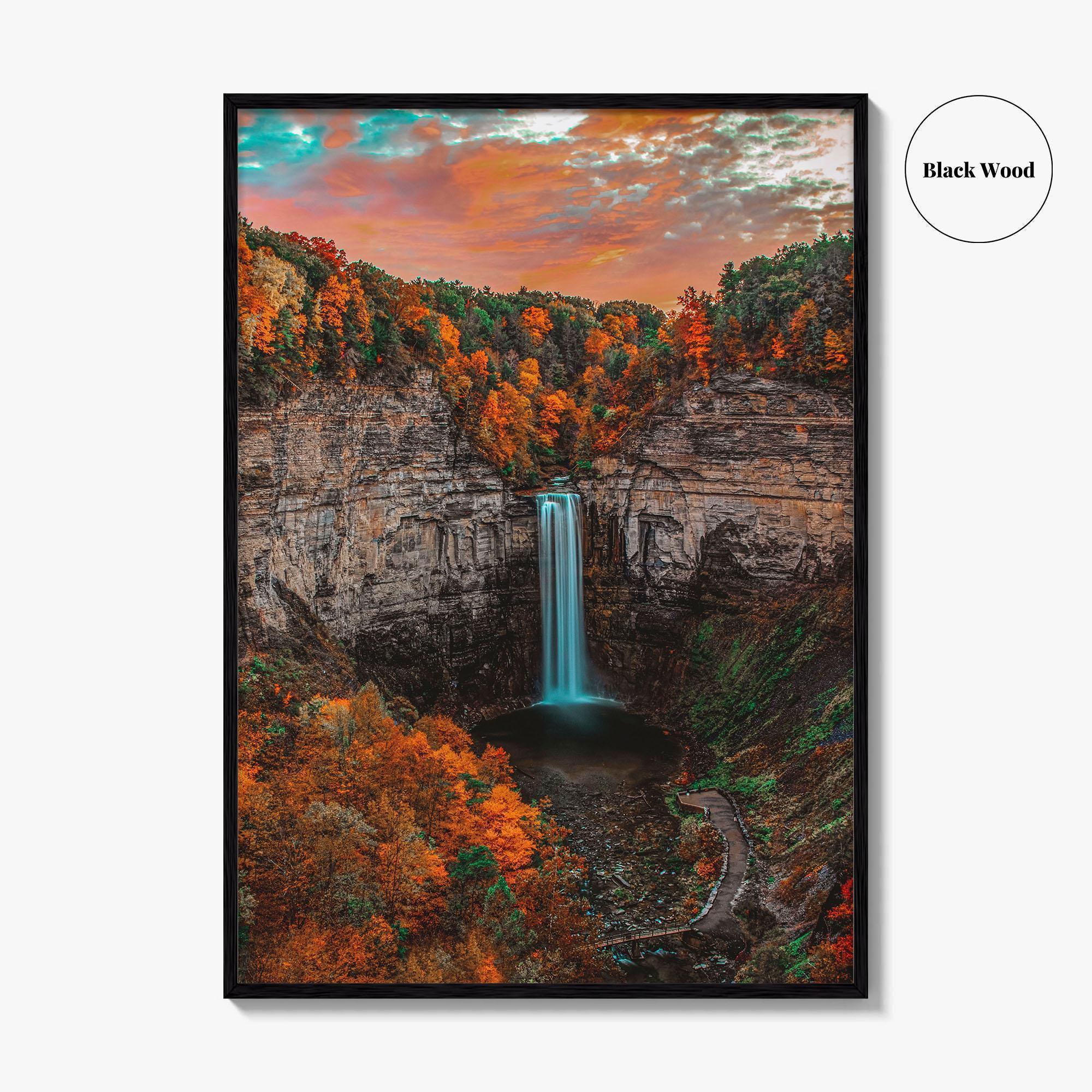Taughannock Falls Fine Art Photo Print, Ithaca Finger Lakes Upstate New York USA