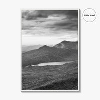 Table Rock State Park Black and White Fine Art Photo Print, South Carolina Poster