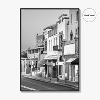 Santa Fe Black and White Fine Art Photo Print, New Mexico Wall Poster, USA