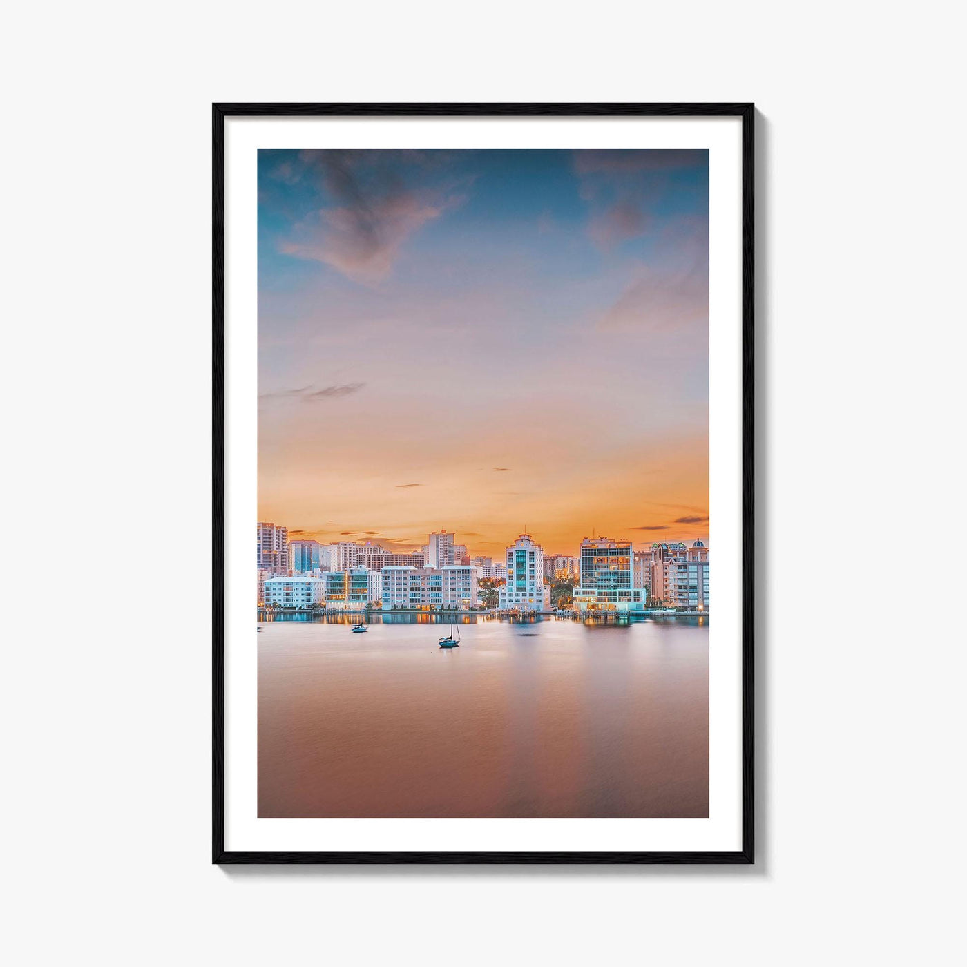 Sarasota Skyline Fine Art Photo Print, Florida USA, Wall Decor Poster