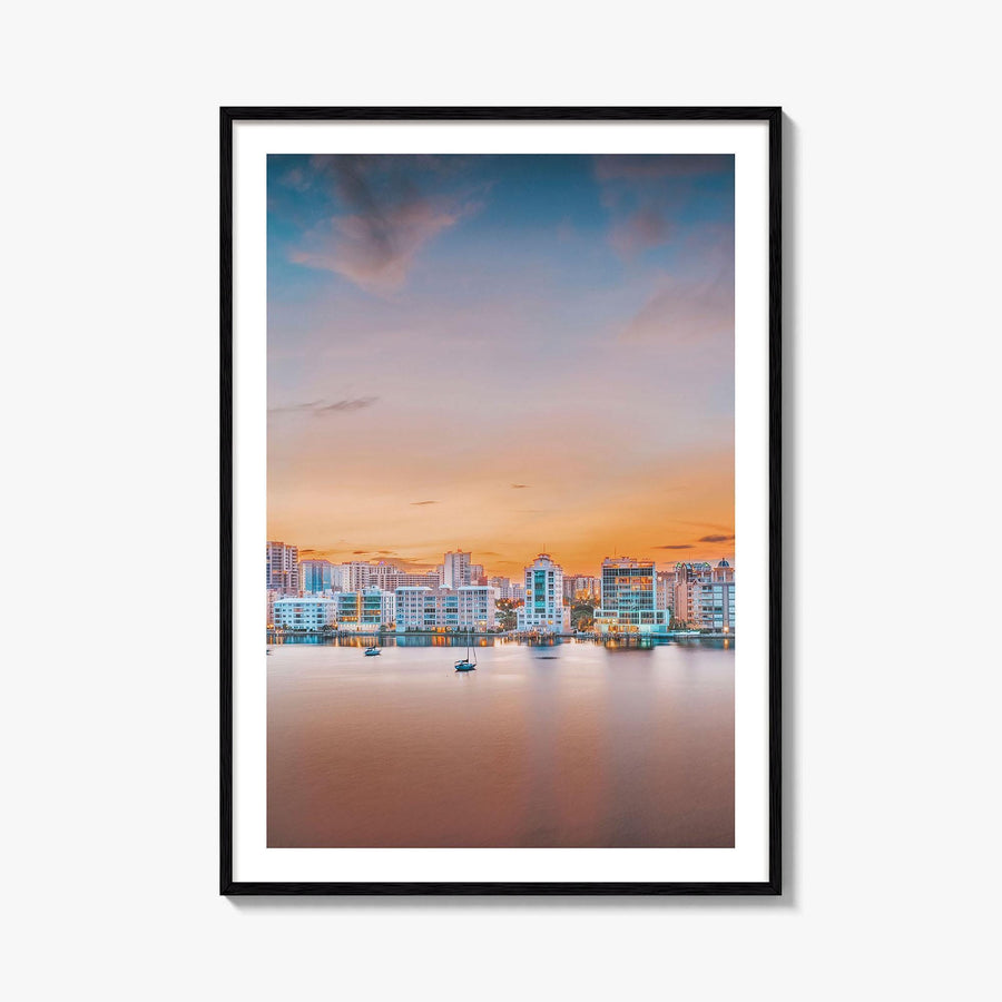 Sarasota Skyline Fine Art Photo Print, Florida USA, Wall Decor Poster
