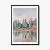 Singapore Skyline Fine Art Photo Print, Marina Bay, City Wall Poster