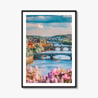 Prague Fine Art Photo Print, Czech Republic, Charles Bridge, Vltava River, Photo Poster