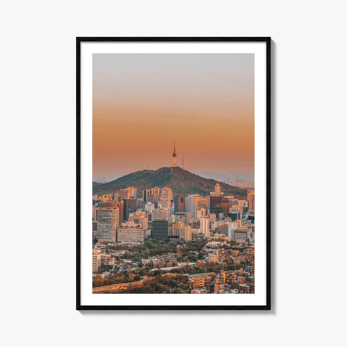 Seoul Skyline Fine Art Photo Print, Wall Decor, South Korea City Poster
