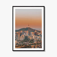 Seoul Skyline Fine Art Photo Print, Wall Decor, South Korea City Poster