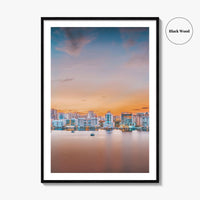 Sarasota Skyline Fine Art Photo Print, Florida USA, Wall Decor Poster