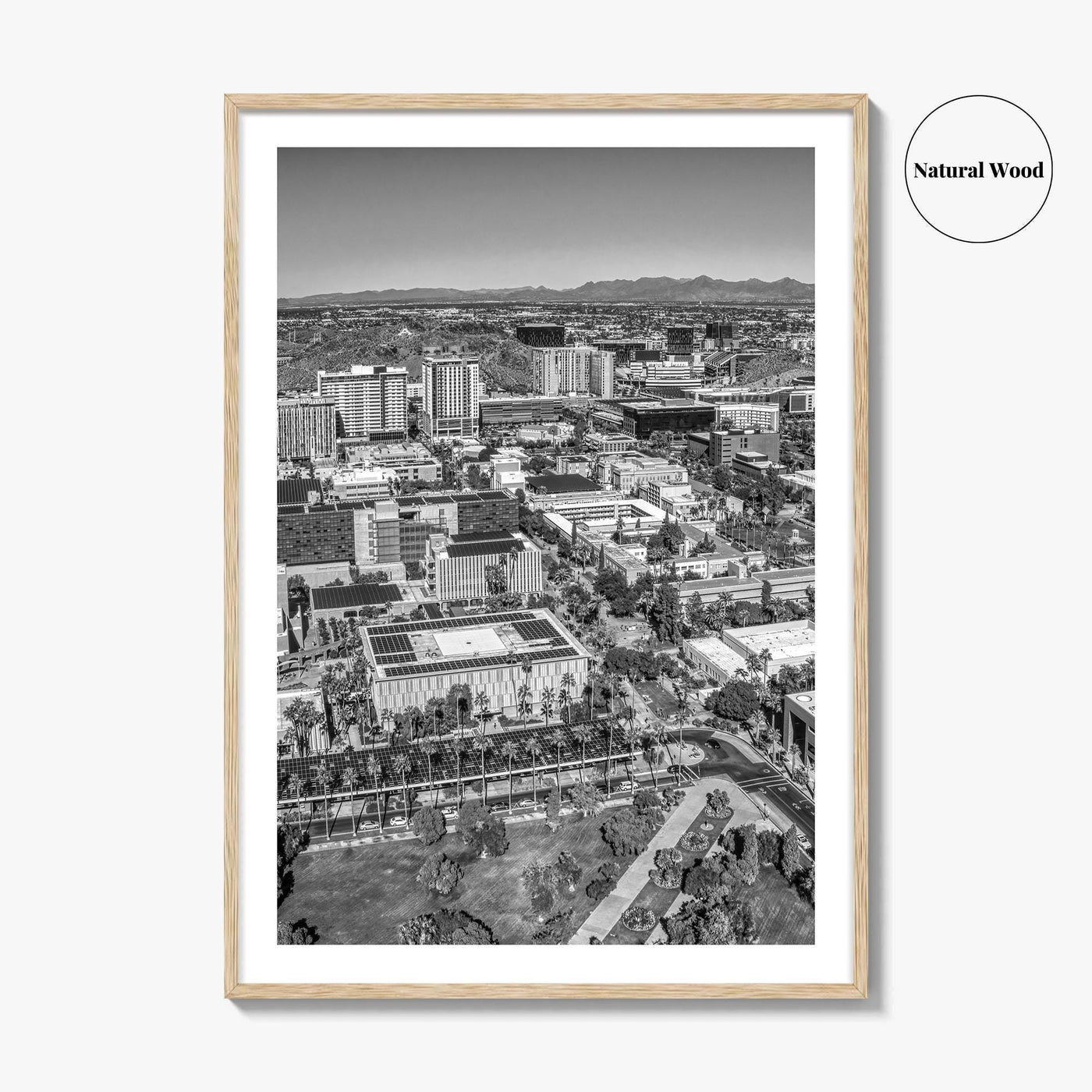 Tempe Black and White Fine Art Photo Print, ASU, Phoenix, Arizona Photo Poster