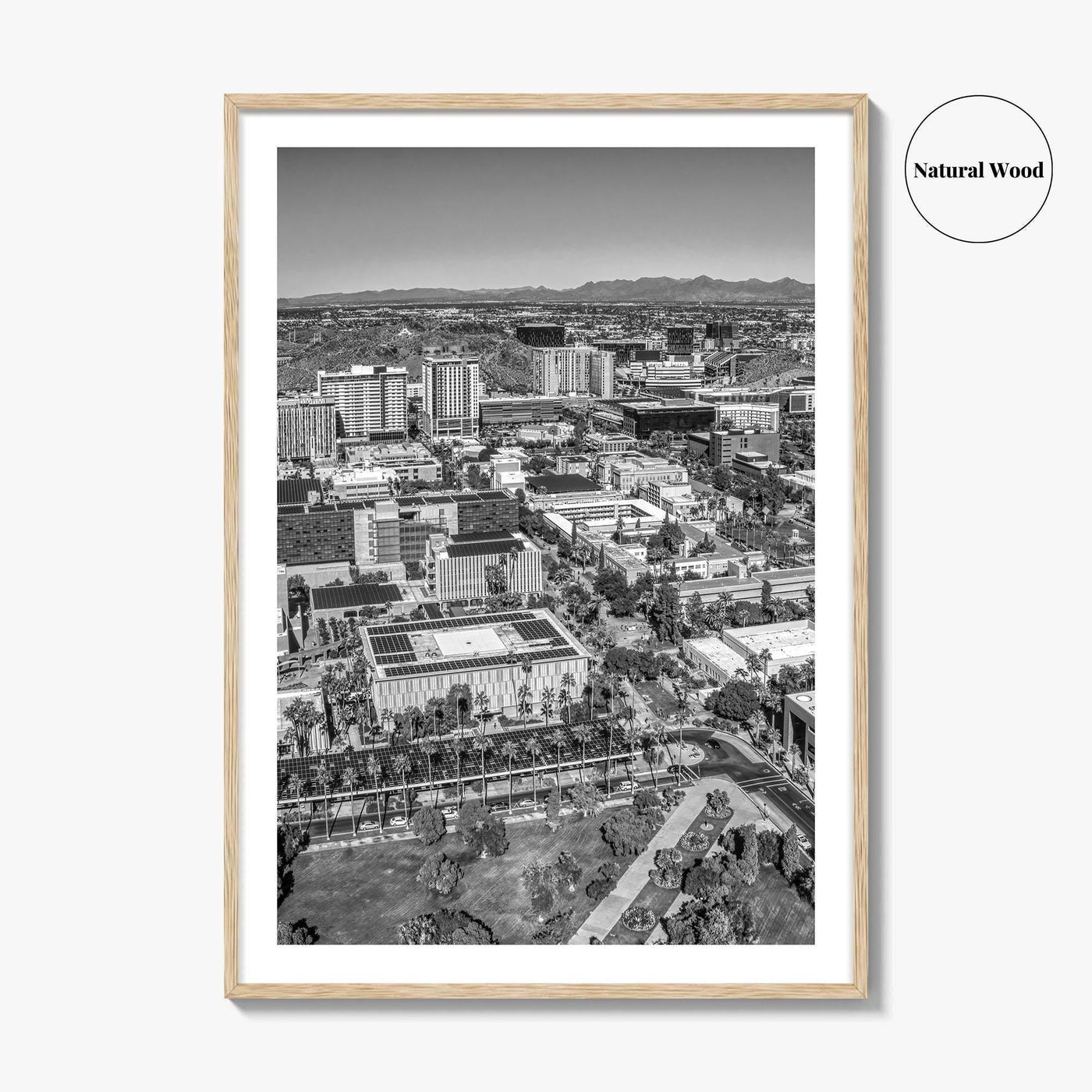 Tempe Black and White Fine Art Photo Print, ASU, Phoenix, Arizona Photo Poster