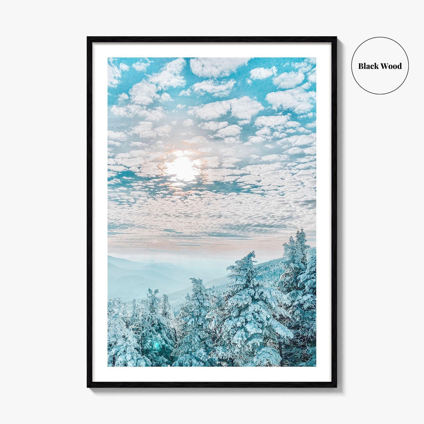 Stowe Vermont Fine Art Photo Print, Ski Resort Winter Wall Poster, USA