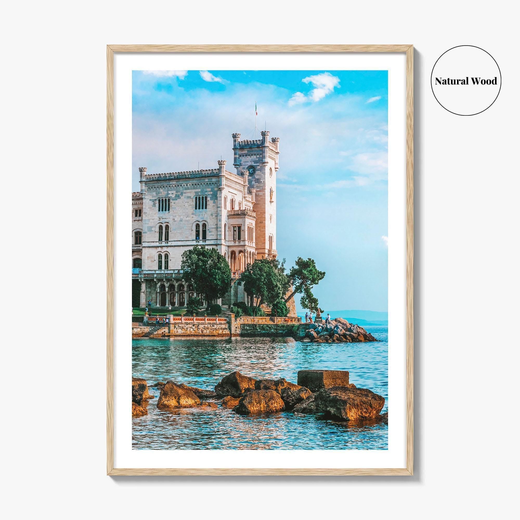 Trieste Fine Art Photo Print, Miramare Castle, Italy, Wall Decor, Poster
