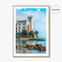 Trieste Fine Art Photo Print, Miramare Castle, Italy, Wall Decor, Poster