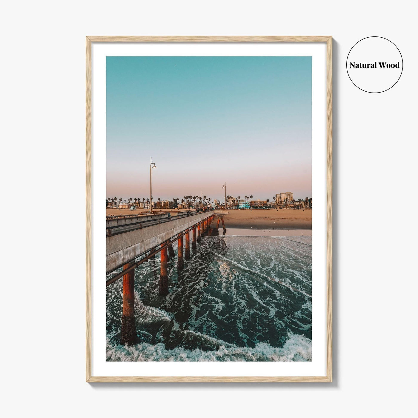 Venice Beach Fine Art Photo Print, Pier, Los Angeles, California Wall Decor Poster