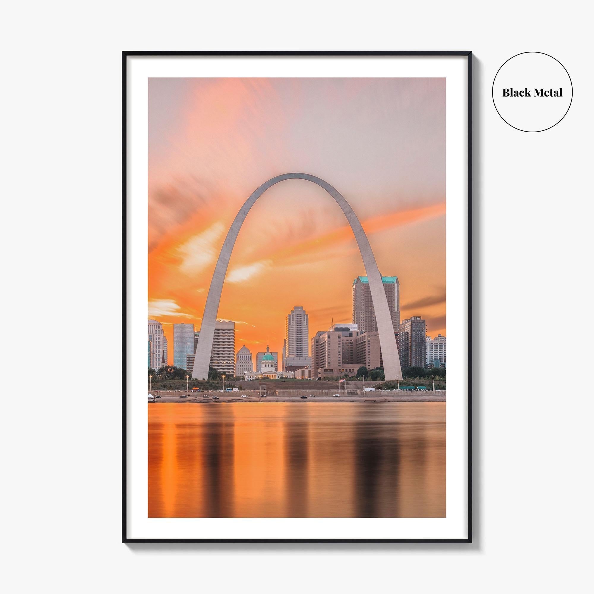 St Louis Fine Art Photo Print, Missouri USA, Mississippi River, STL, Wall Decor Poster