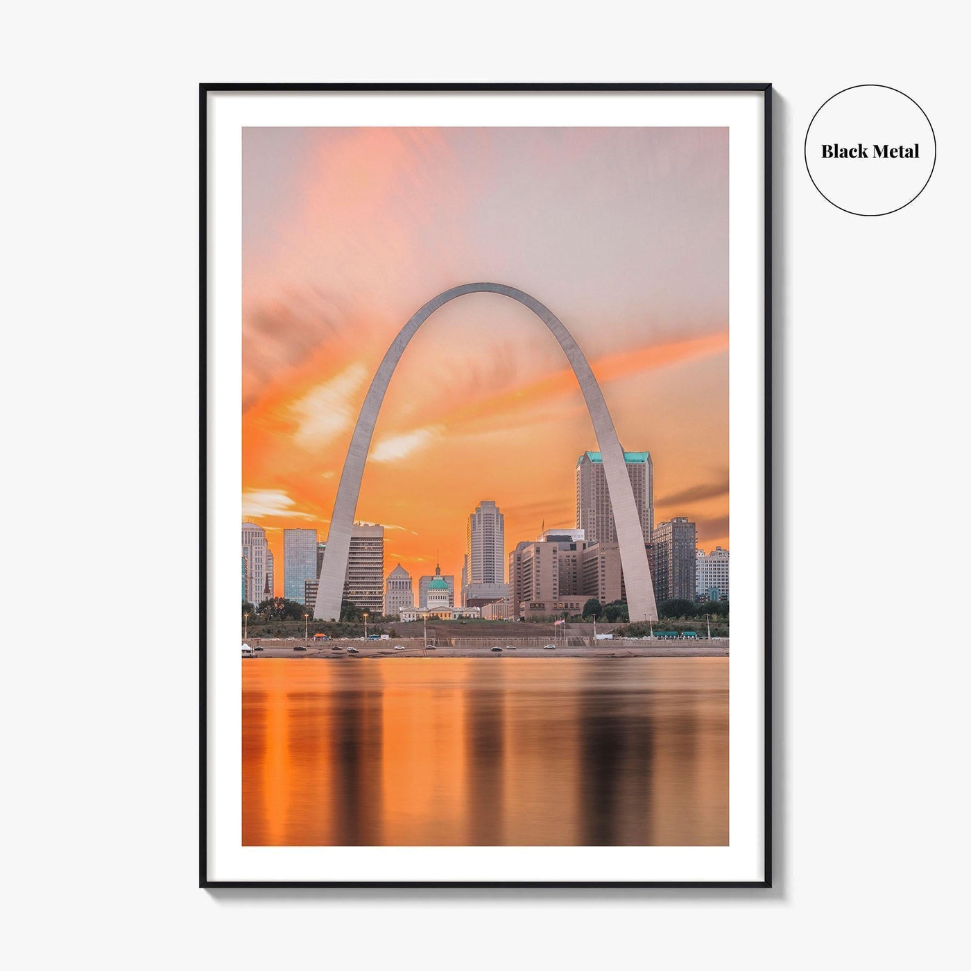 St Louis Fine Art Photo Print, Missouri USA, Mississippi River, STL, Wall Decor Poster