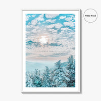 Stowe Vermont Fine Art Photo Print, Ski Resort Winter Wall Poster, USA
