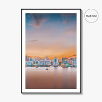 Sarasota Skyline Fine Art Photo Print, Florida USA, Wall Decor Poster