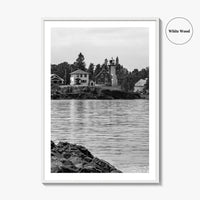 Eagle Harbor Black and White Fine Art Photo Print, Keweenaw Peninsula Michigan Poster