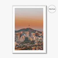 Seoul Skyline Fine Art Photo Print, Wall Decor, South Korea City Poster